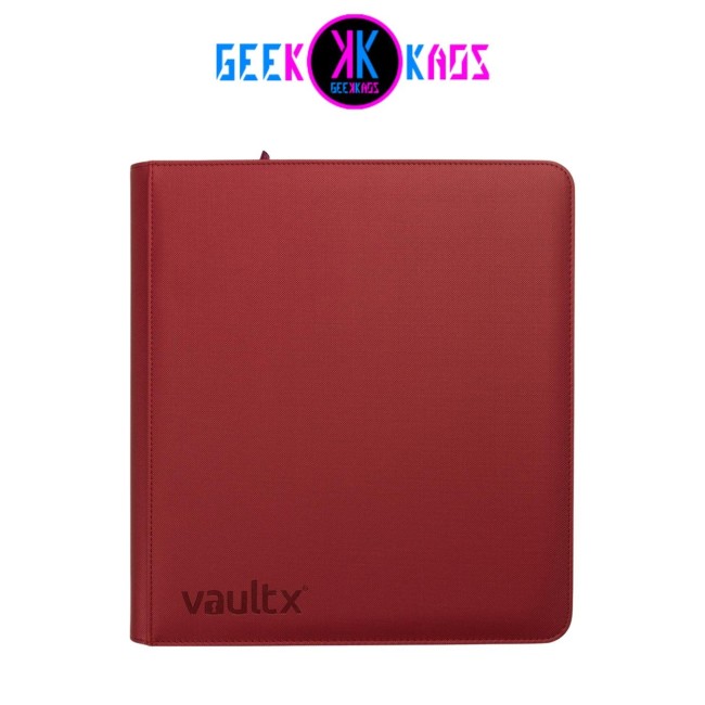 ALBUM TCG - METALLIC RED - 12 POCKET - 480 CARTAS - VAULT X