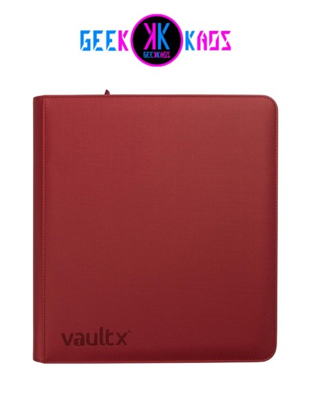 ALBUM TCG - METALLIC RED - 12 POCKET - 480 CARTAS - VAULT X