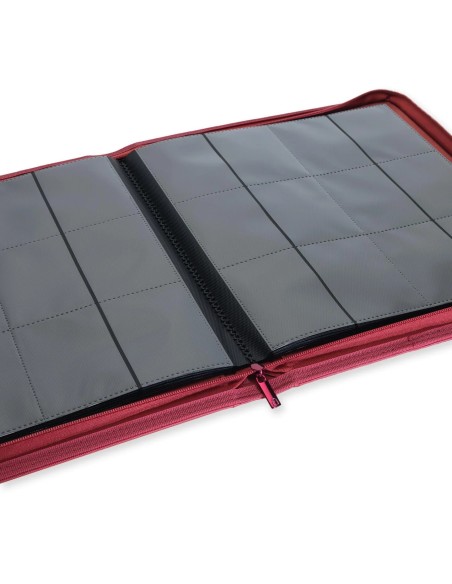 ALBUM TCG - METALLIC RED - 12 POCKET - 480 CARTAS - VAULT X