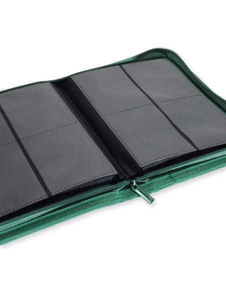ALBUM TCG - METALLIC GREEN - 4 POCKET - 160 CARTAS - VAULT X