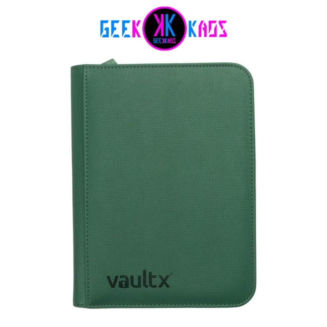 ALBUM TCG - METALLIC GREEN - 4 POCKET - 160 CARTAS - VAULT X