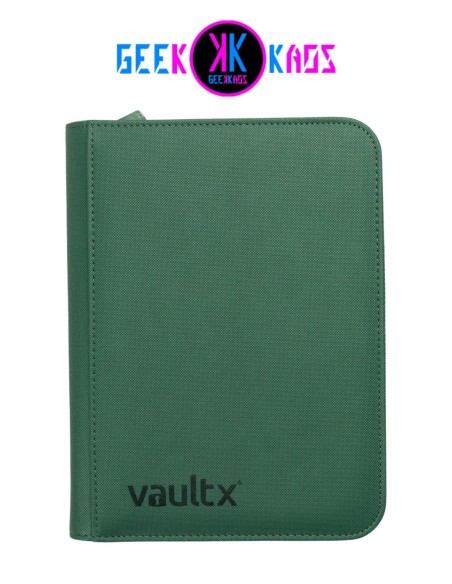 ALBUM TCG - METALLIC GREEN - 4 POCKET - 160 CARTAS - VAULT X