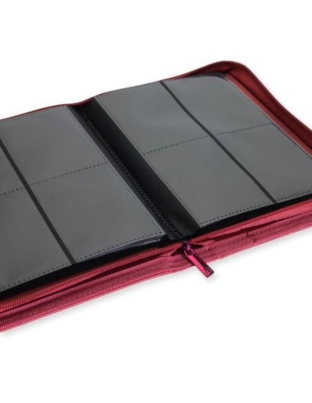 ALBUM TCG - METALLIC RED- 4 POCKET - 160 CARTAS - VAULT X