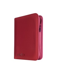 ALBUM TCG - METALLIC RED- 4 POCKET - 160 CARTAS - VAULT X 2