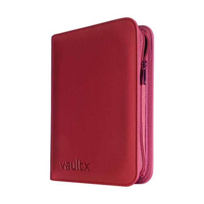 ALBUM TCG - METALLIC RED- 4 POCKET - 160 CARTAS - VAULT X