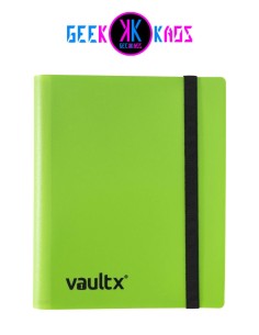 ALBUM TCG - GREEN - 4 POCKET - 160 CARTAS - VAULT X