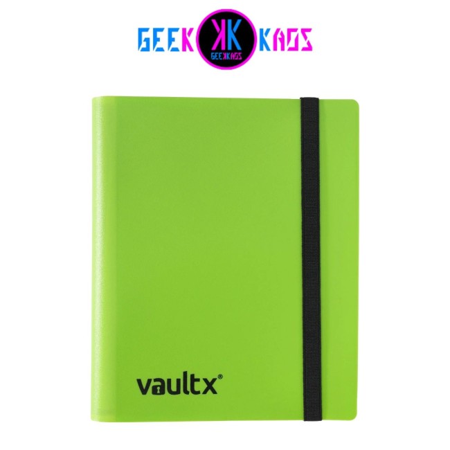 ALBUM TCG - GREEN - 4 POCKET - 160 CARTAS - VAULT X