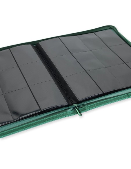 ALBUM TCG - METALLIC GREEN - 12 POCKET - 480 CARTAS - VAULT X