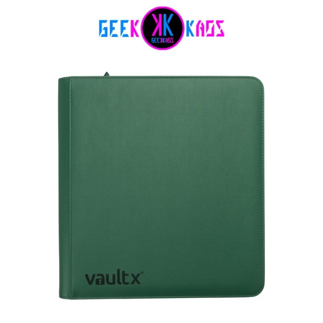 ALBUM TCG - METALLIC GREEN - 12 POCKET - 480 CARTAS - VAULT X