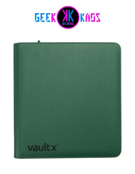 ALBUM TCG - METALLIC GREEN - 12 POCKET - 480 CARTAS - VAULT X