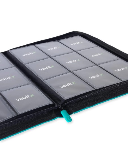 ALBUM TCG - SIGNATURE TURQUOISE - 9 POCKET - 360 CARTAS - VAULT X