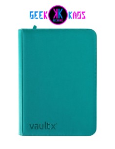 ALBUM TCG - SIGNATURE TURQUOISE - 9 POCKET - 360 CARTAS - VAULT X