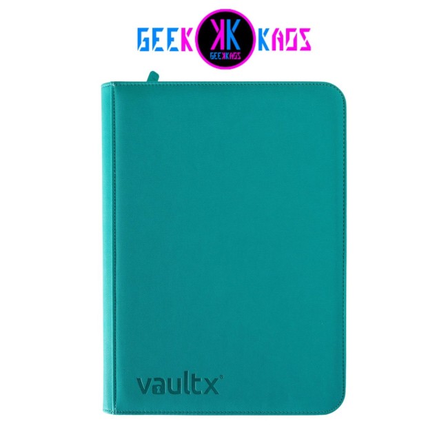 ALBUM TCG - SIGNATURE TURQUOISE - 9 POCKET - 360 CARTAS - VAULT X