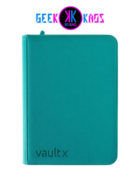 ALBUM TCG - SIGNATURE TURQUOISE - 9 POCKET - 360 CARTAS - VAULT X