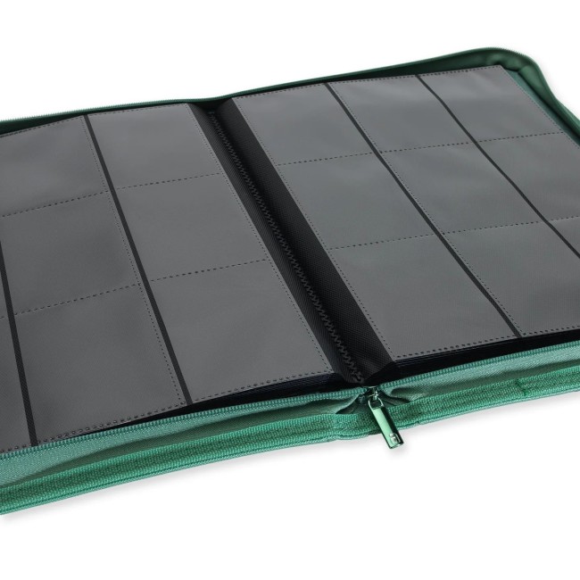 ALBUM TCG - METALLIC GREEN- 9 POCKET - 360 CARTAS - VAULT X