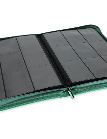 ALBUM TCG - METALLIC GREEN- 9 POCKET - 360 CARTAS - VAULT X