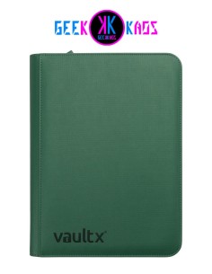ALBUM TCG - METALLIC GREEN- 9 POCKET - 360 CARTAS - VAULT X