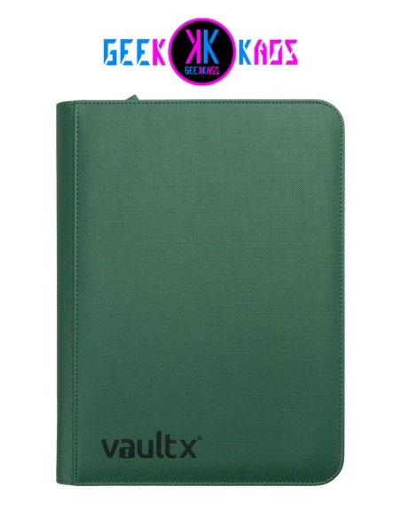 ALBUM TCG - METALLIC GREEN- 9 POCKET - 360 CARTAS - VAULT X