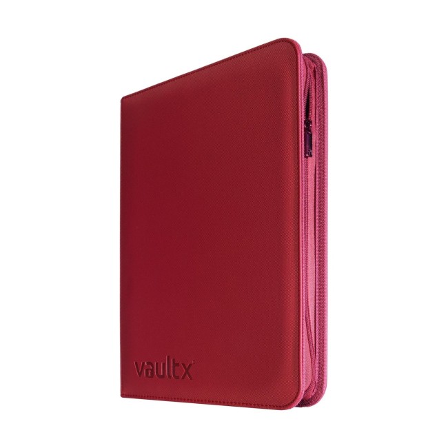ALBUM TCG - METALLIC RED 9 POCKET - 360 CARTAS - VAULT X