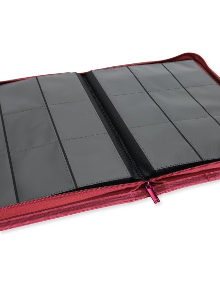 ALBUM TCG - METALLIC RED 9 POCKET - 360 CARTAS - VAULT X