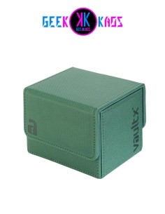 DECK BOX TCG - METALLIC GREEN - 100+ CARTAS - VAULT X