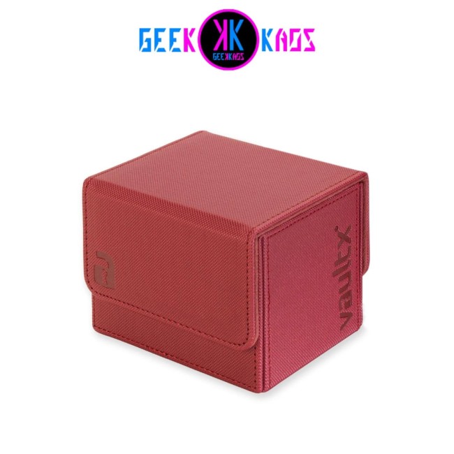 DECK BOX TCG - METALLIC RED - 100+ CARTAS - VAULT X