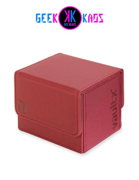 DECK BOX TCG - METALLIC RED - 100+ CARTAS - VAULT X