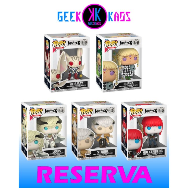 5-PACK - FUNKO POP! - METAPHOR - STROHL 1227, HULKENBERG 1228, HEISMAY 1229, EUPHA 1230, LOUIS 1231