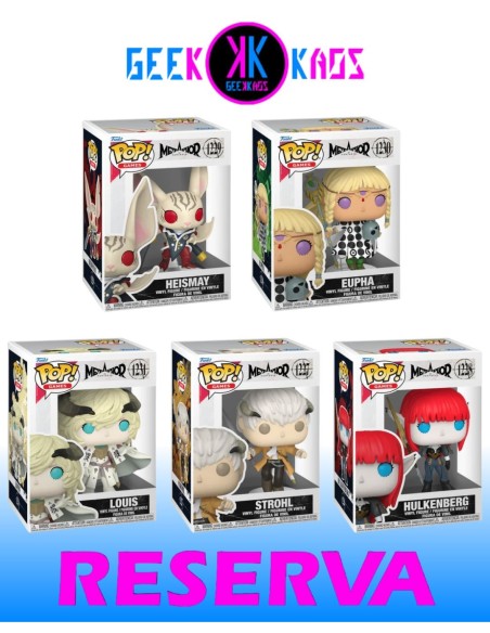 5-PACK - FUNKO POP! - METAPHOR - STROHL 1227, HULKENBERG 1228, HEISMAY 1229, EUPHA 1230, LOUIS 1231