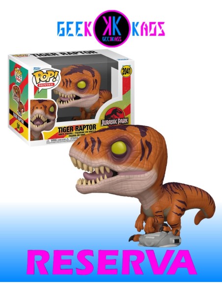FUNKO POP! - JURASSIC PARK - TIGER RAPTOR 2041