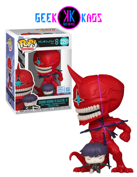 FUNKO POP! - KAIJU NO. 8 - SOSHIRO HOSHINA VS KAIJU NO. 10 2251 (SE)