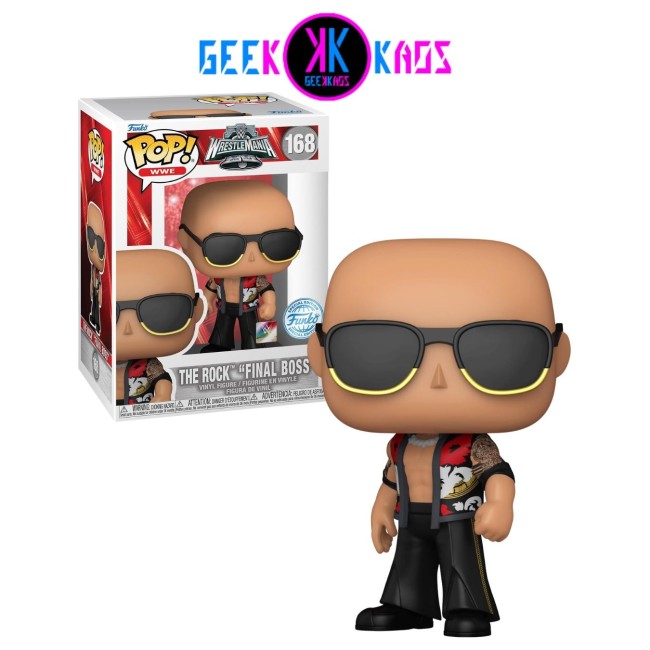 FUNKO POP! - WWE - THE ROCK "FINAL BOSS" 168 (SE)