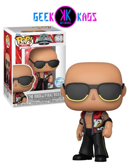 FUNKO POP! - WWE - THE ROCK "FINAL BOSS" 168 (SE)