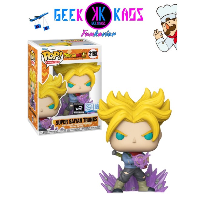 FUNKO POP! - DRAGON BALL SUPER - SUPER SAIYAN TRUNKS 2198 (VRARE PRE-RELEASE)