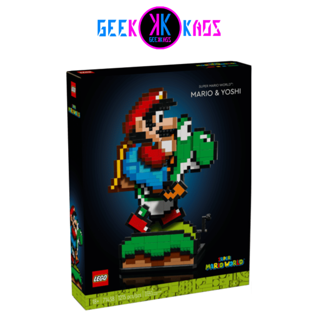 LEGO - SUPER MARIO - SUPER MARIO WORLD: MARIO Y YOSHI - 1215 PCS - 71438