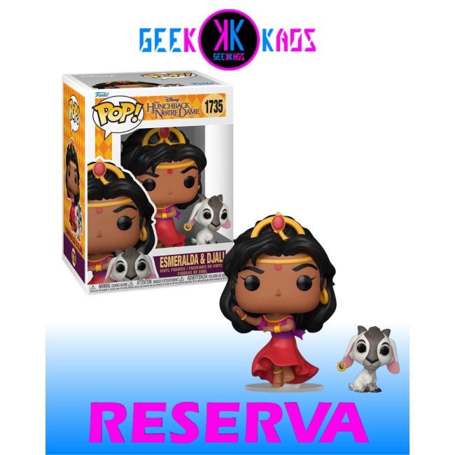 FUNKO POP! - THE HUNCHBACK OF NOTRE DAME - ESMERALDA & DJALI 1735