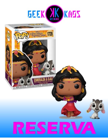 FUNKO POP! - THE HUNCHBACK OF NOTRE DAME - ESMERALDA & DJALI 1735