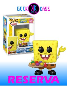 FUNKO POP! - SPONGEBOB SQUAREPANTS - SPONGEBOB WITH PRETTY PATTIES 2312 (SE) (GITD)