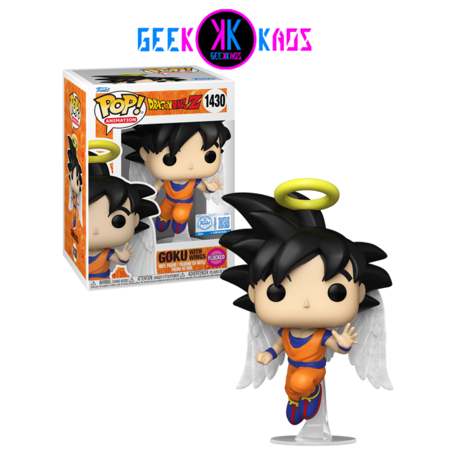 FUNKO POP! - DRAGON BALL Z - GOKU WITH WINGS 1430  (SE) (FLOCKED)
