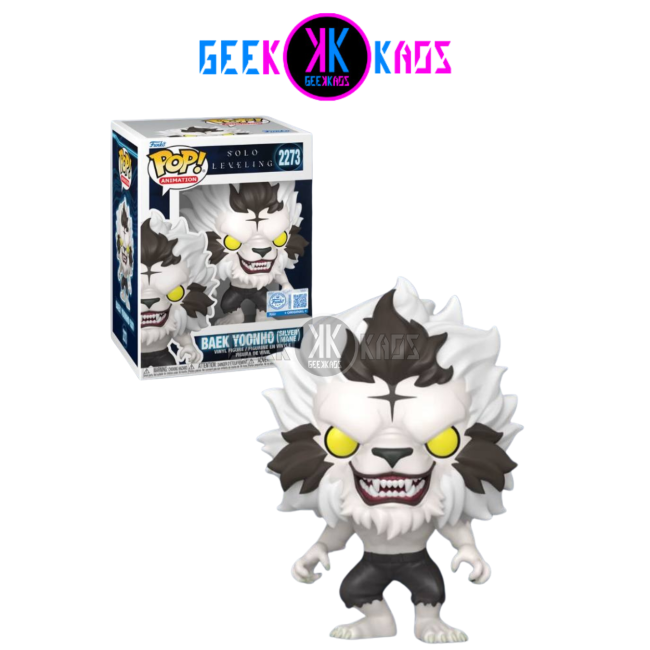 FUNKO POP! - SOLO LEVELING - BAEK YOONHO (silver mane) 2273