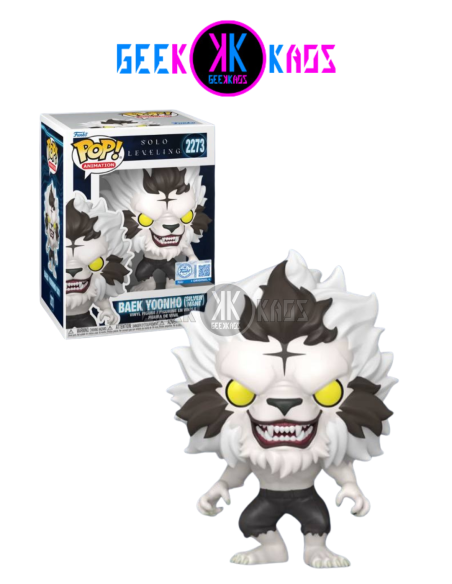 FUNKO POP! - SOLO LEVELING - BAEK YOONHO (silver mane) 2273