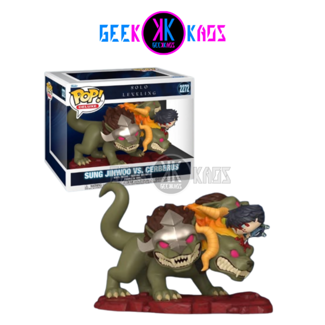FUNKO POP! DELUX - SOLO LEVELING - JINWOO VS CERBERUS 2272