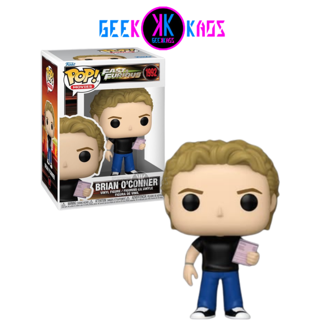 FUNKO POP! - FAST & FURIOUS - BRIAN O'CONNER 1992