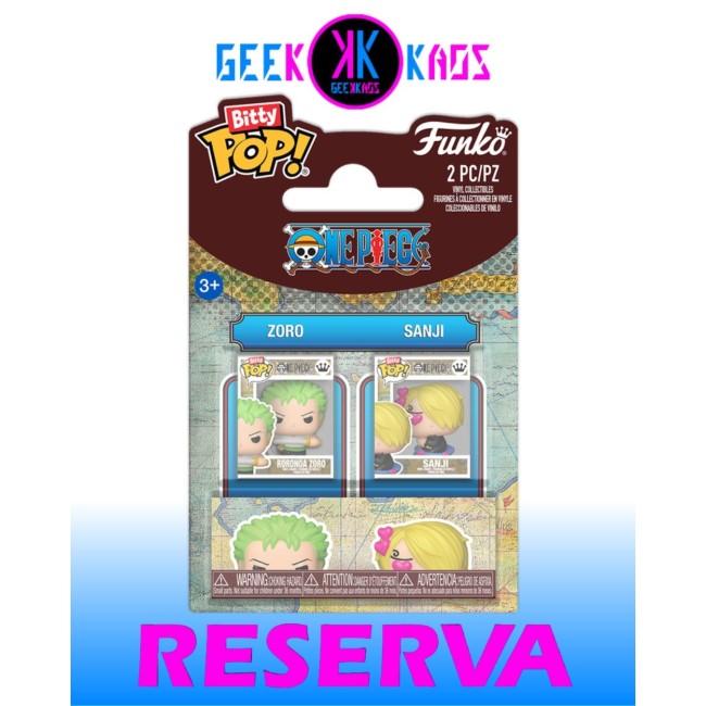 BITTY POP! - ONE PIECE - ZORO & SANJI (2-PACK)
