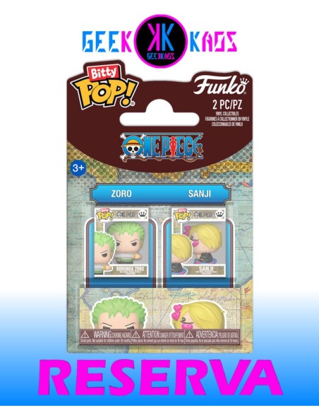 BITTY POP! - ONE PIECE - ZORO & SANJI (2-PACK)