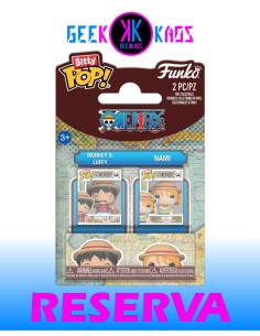 BITTY POP! - ONE PIECE - LUFFY & NAMI (2-PACK)