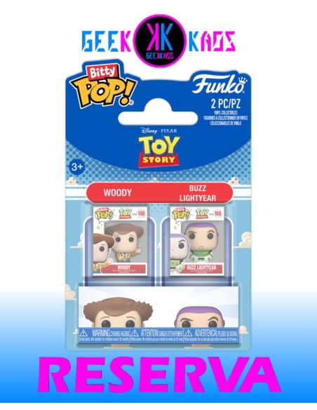 BITTY POP! - TOY STORY - WOODY & BUZZ LIGHTYEAR (2-PACK)