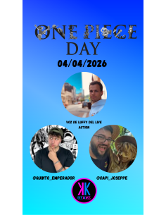 ENTRADA ONE PIECE DAY GEEKKAOS - SÁBADO 4 DE ABRIL