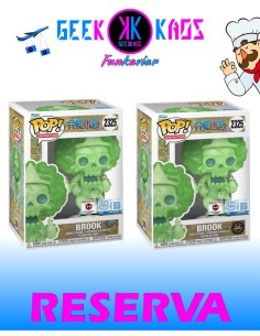 FUNKO POP! - ONE PIECE - BROOK 2325 BUNDLE (CHALICE PRE-RELEASE STICKER)