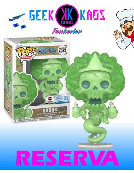 FUNKO POP! - ONE PIECE - BROOK 2325  ( CHALICE PRE-RELEASE STICKER )